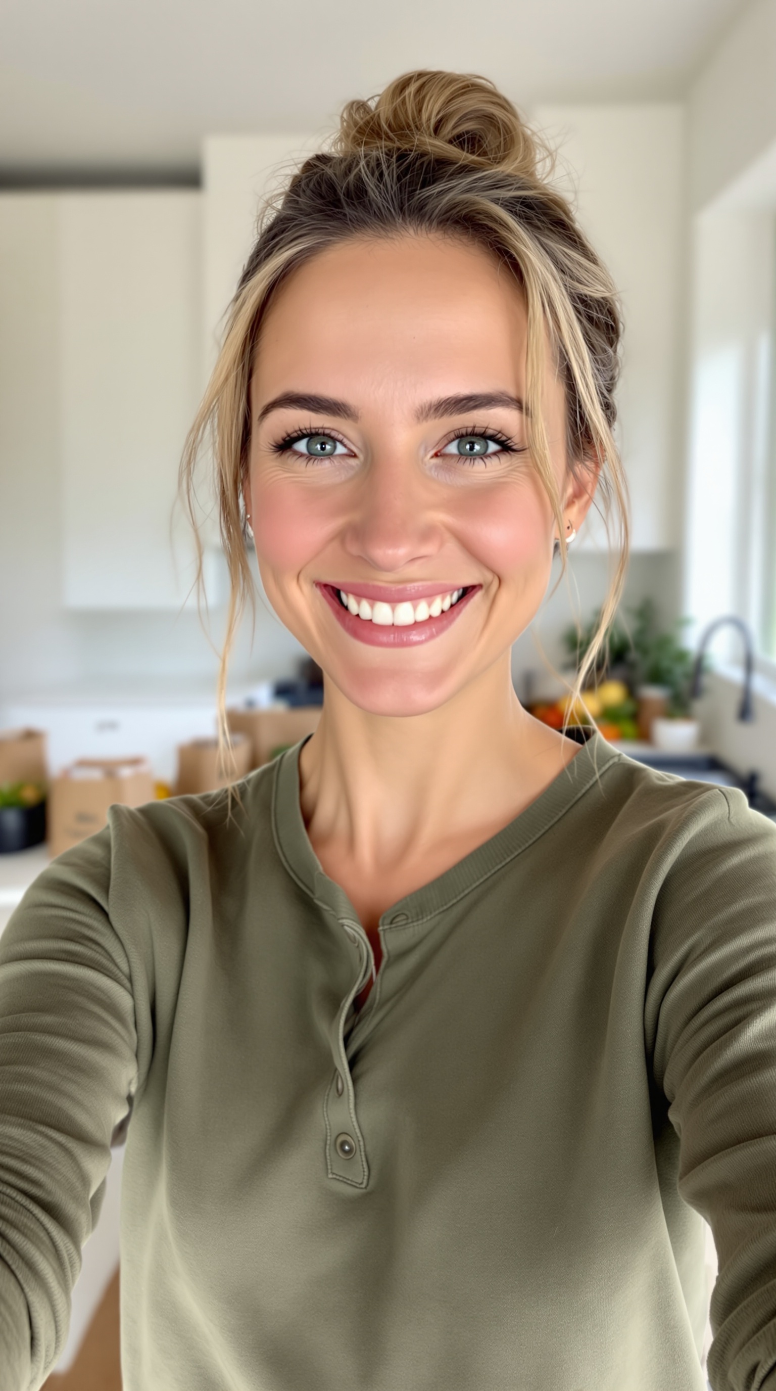 Candidate B — blonde